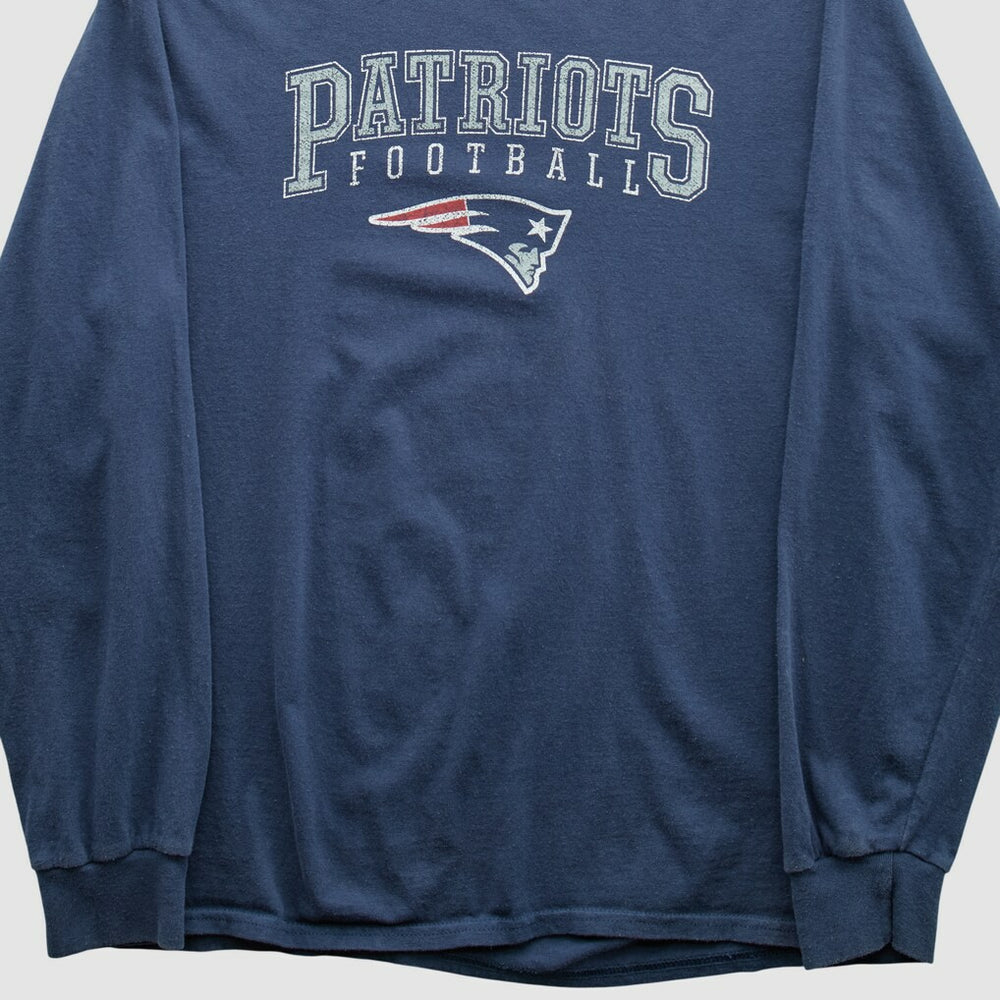 Fanatics New England Patriots NFL 2010s Long Sleeve T-shirt Navy Vintage
