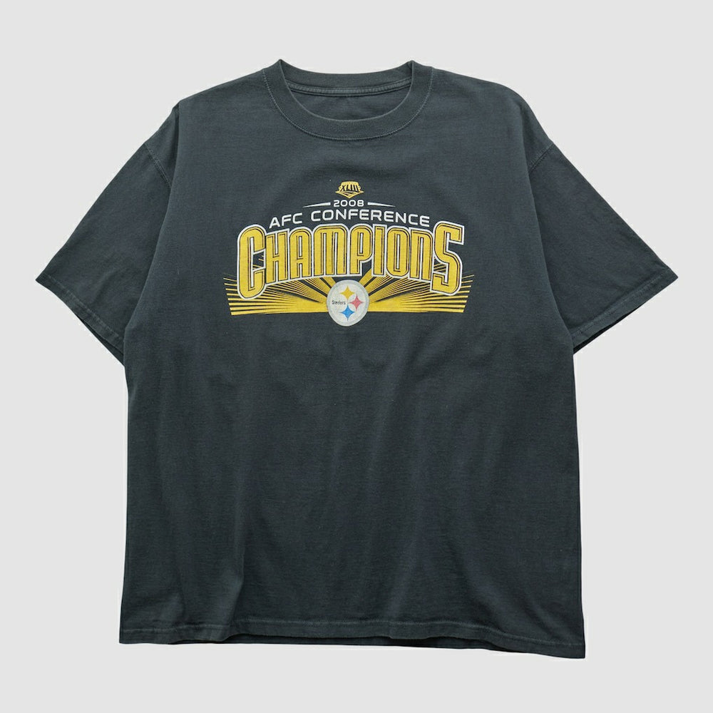 Fanatics Pittsburgh Steelers 2008 T-shirt Black Vintage