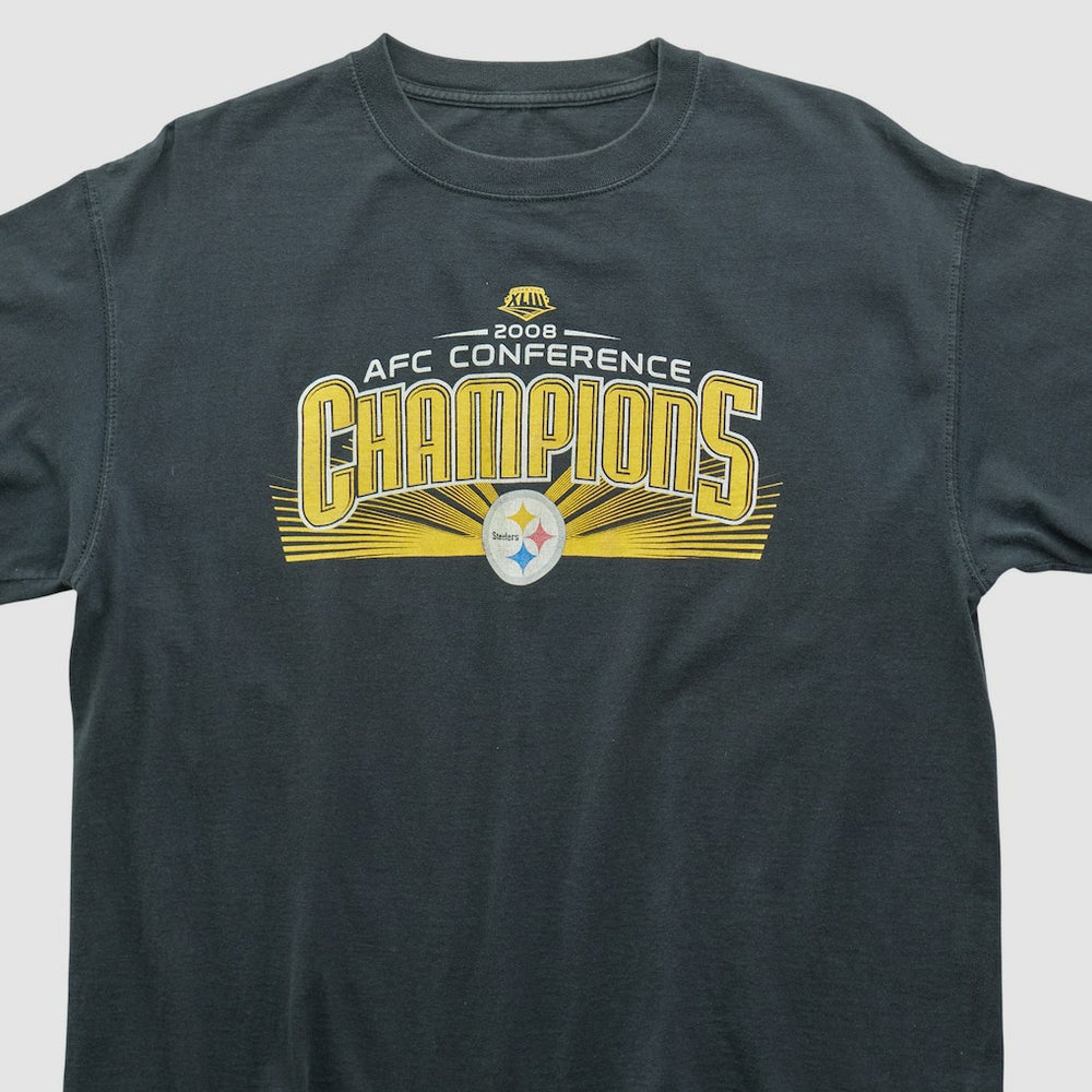 Fanatics Pittsburgh Steelers 2008 T-shirt Black Vintage