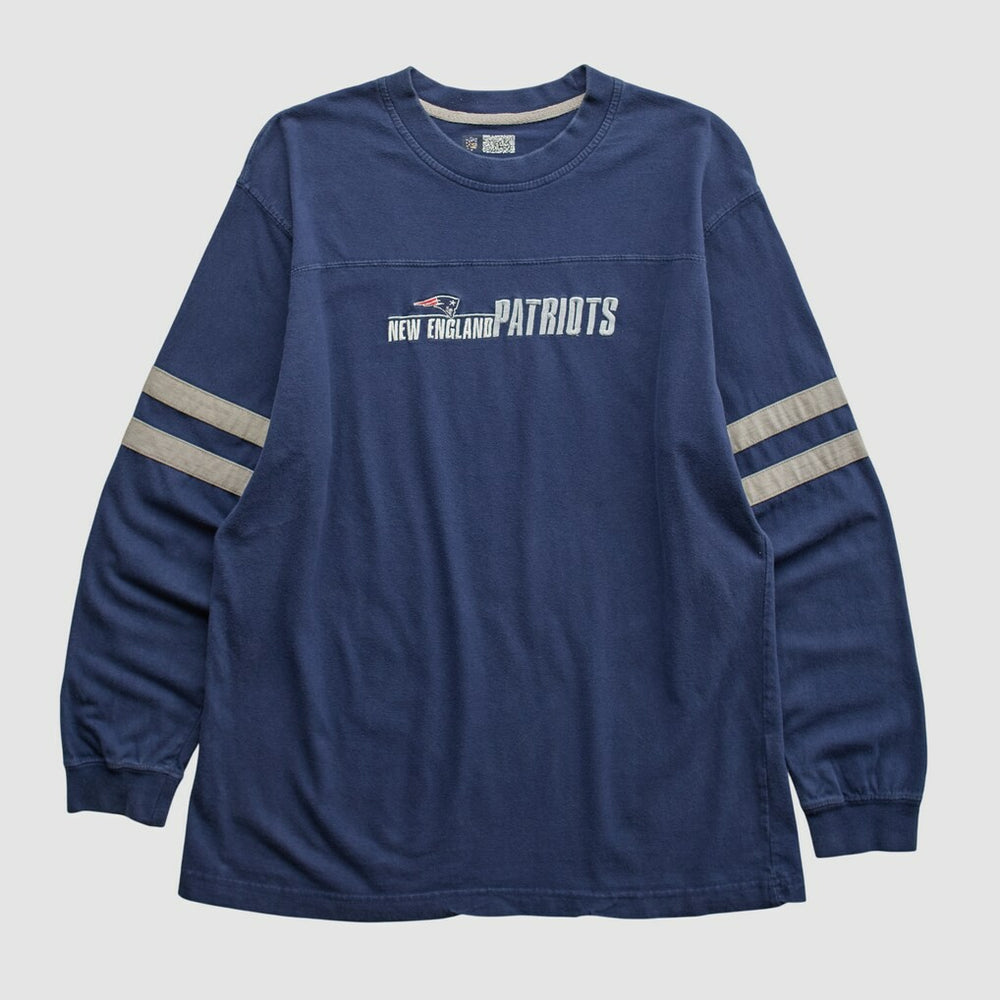 Fanatics New England Patriots NFL 2000s Long Sleeve T-shirt Navy Vintage