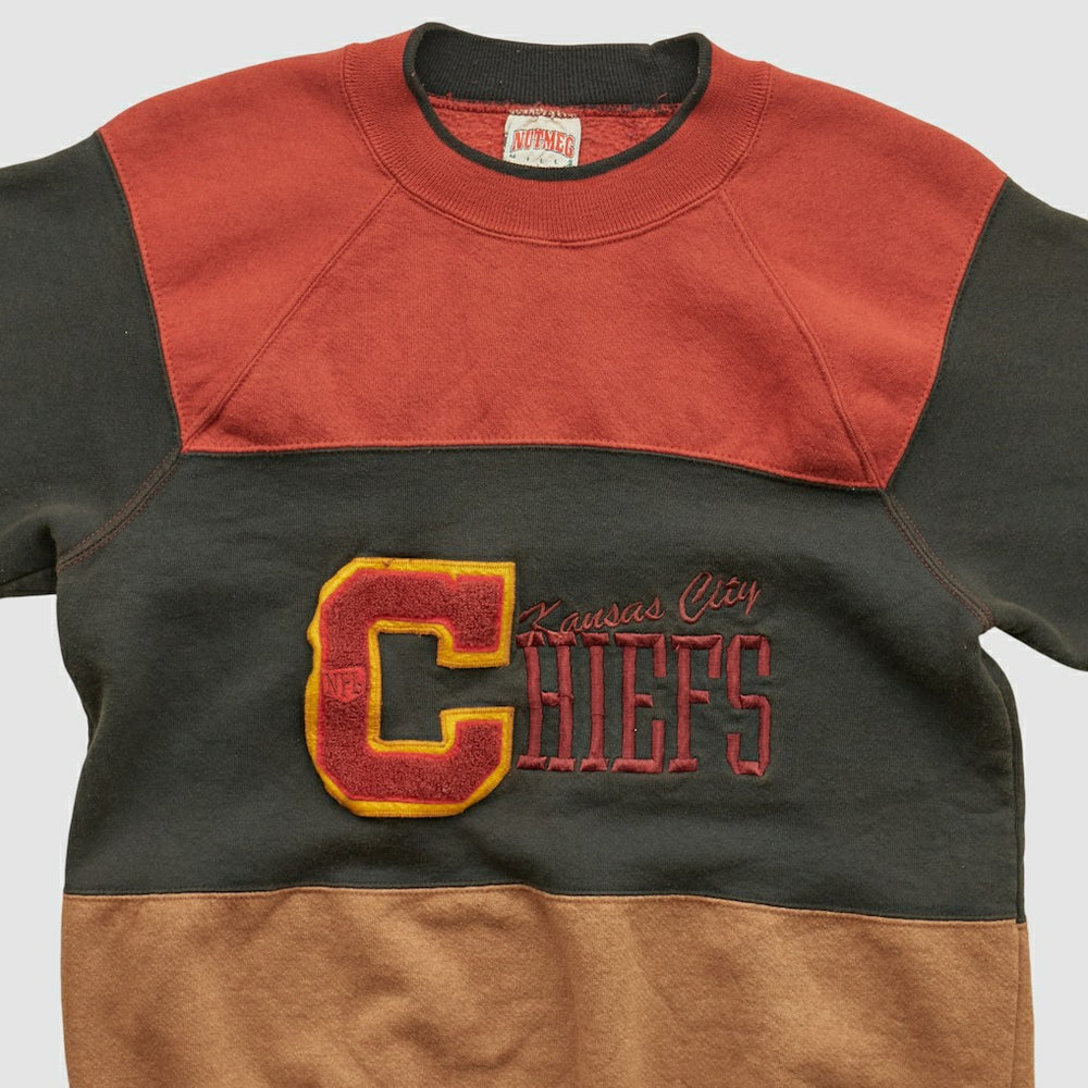 Fanatics Kansas City Chiefs Nutmeg Mills 90s Pullover Sweatshirt Clay Vintage