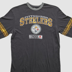 Fanatics Pittsburgh Steelers NFL 2010s Long Sleeve T-shirt Black Vintage