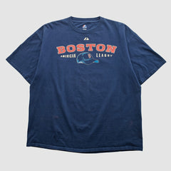 Boston Red Sox Majestic 2000s T-shirt - Navy - 2XVintage - Fanatics Online