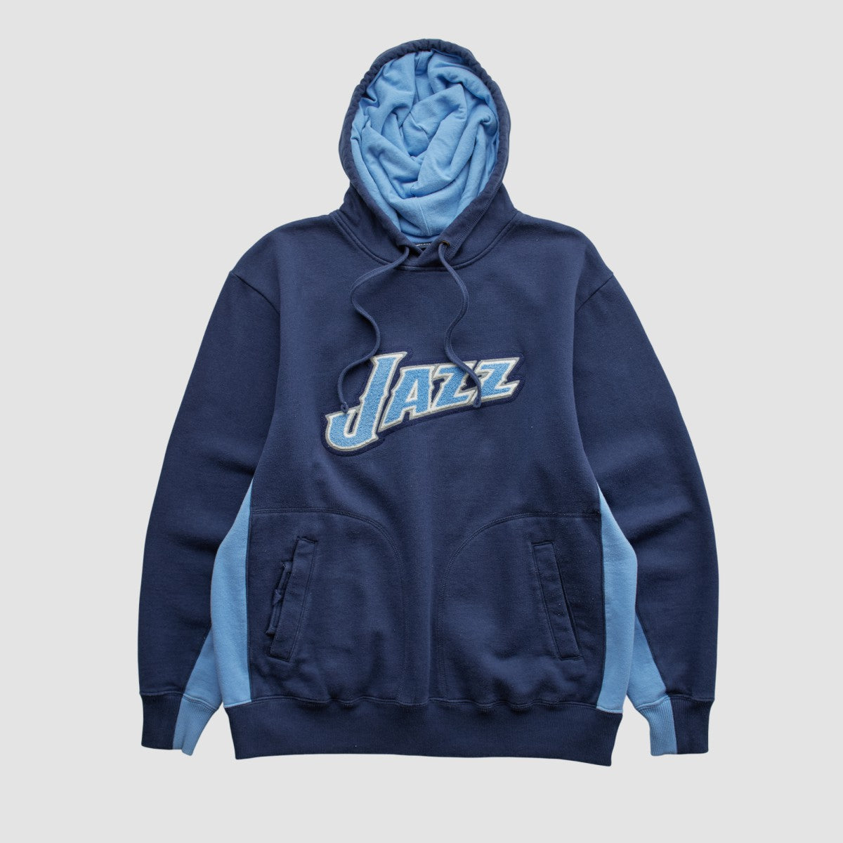 Utah Jazz NBA 2000s Hooded Pullover Sweatshirt Navy Vintage | Vintage discount