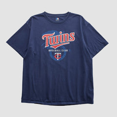 Minnesota Twins Genuine Merchandise 2000s T-shirt - Navy - XVintage - Fanatics Discount