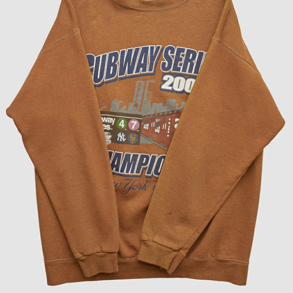 New York Yankees Puma 2000 Pullover Sweatshirt - Clay - Vintage - Fanatics Lifestyle