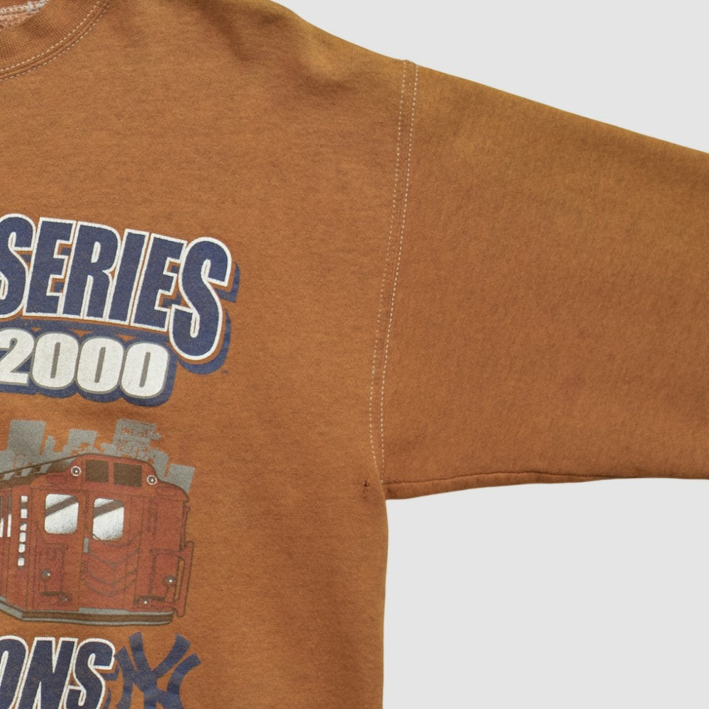 New York Yankees Puma 2000 Pullover Sweatshirt - Clay - Vintage - Fanatics Lifestyle