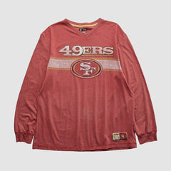 Fanatics San Francisco 49ers NFL 2010s Long Sleeve T-shirt Red Vintage