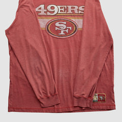 Fanatics San Francisco 49ers NFL 2010s Long Sleeve T-shirt Red Vintage