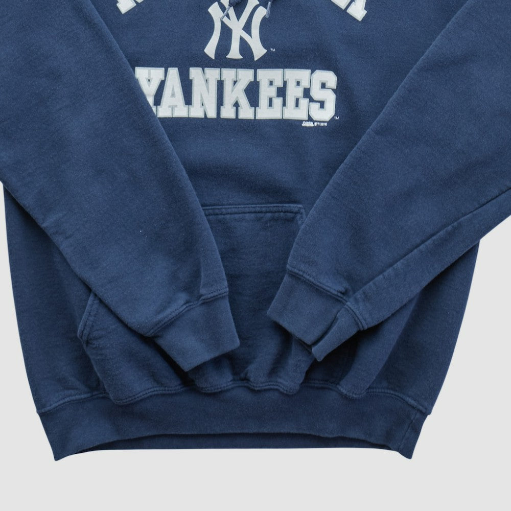 New York Yankees Stitches 2010s Hooded Pullover Sweatshirt - Navy - XVintage - Fanatics Discount