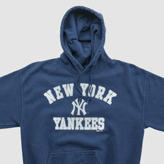 New York Yankees Stitches 2010s Hooded Pullover Sweatshirt - Navy - XVintage - Fanatics Discount