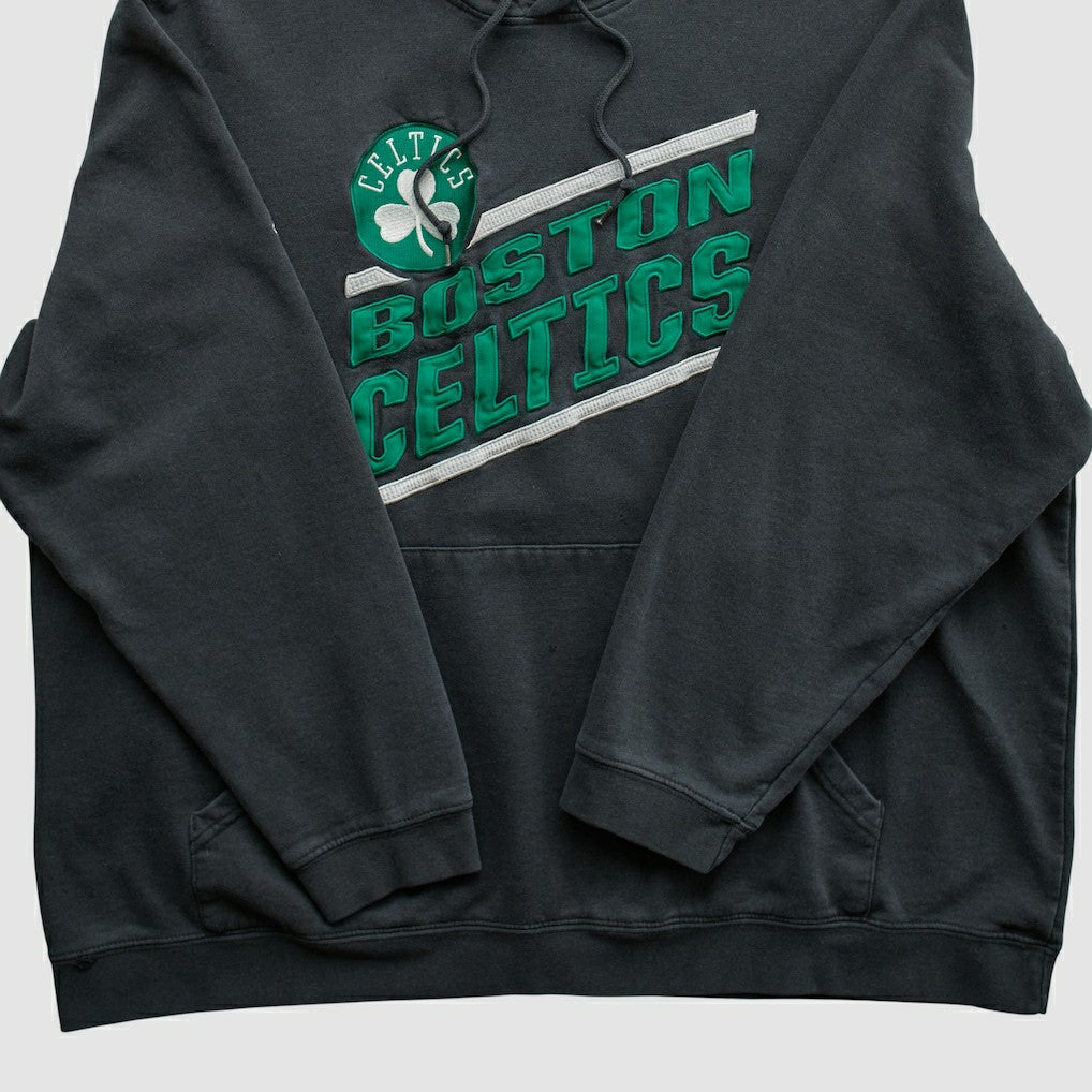 Boston Celtics 2010s Hooded Pullover Sweatshirt Black Vintage | Adidas online