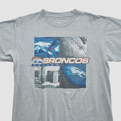 Fanatics Denver Broncos NFL 2000s T-shirt Heather Gray Vintage