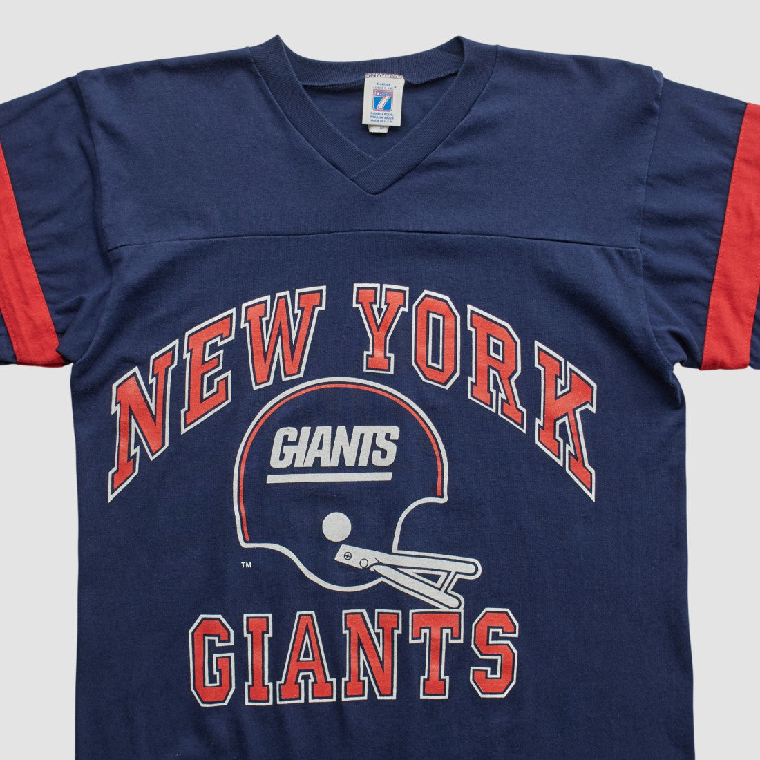 Fanatics New York Giants Logo 7 90s T-shirt Navy Vintage