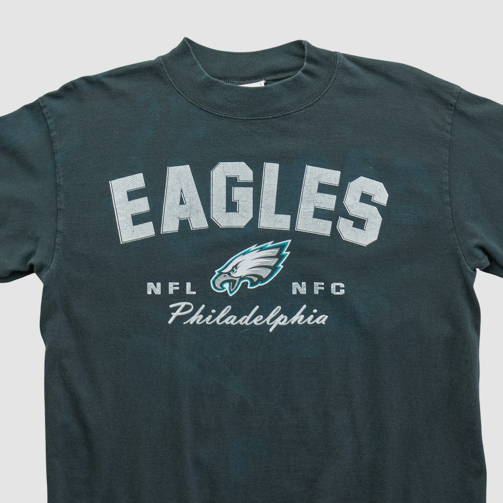 Fanatics Philadelphia Eagles NFL 2000s Long Sleeve T-shirt Charcoal Vintage
