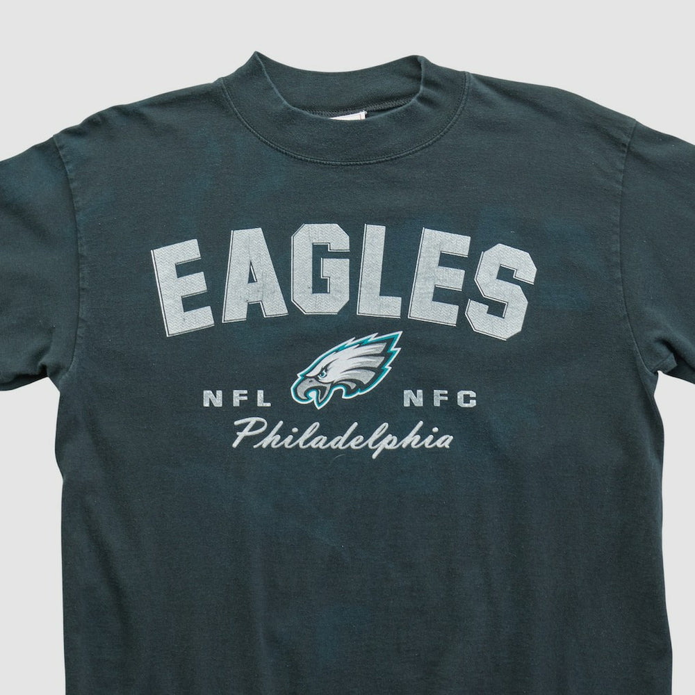 Fanatics Philadelphia Eagles NFL 2000s Long Sleeve T-shirt Charcoal Vintage