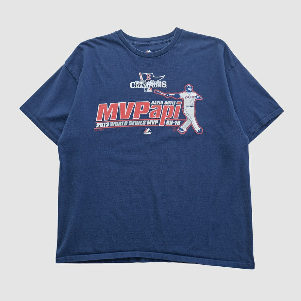 Boston Red Sox Majestic 2013 T-shirt - Navy - XVintage - Fanatics Online
