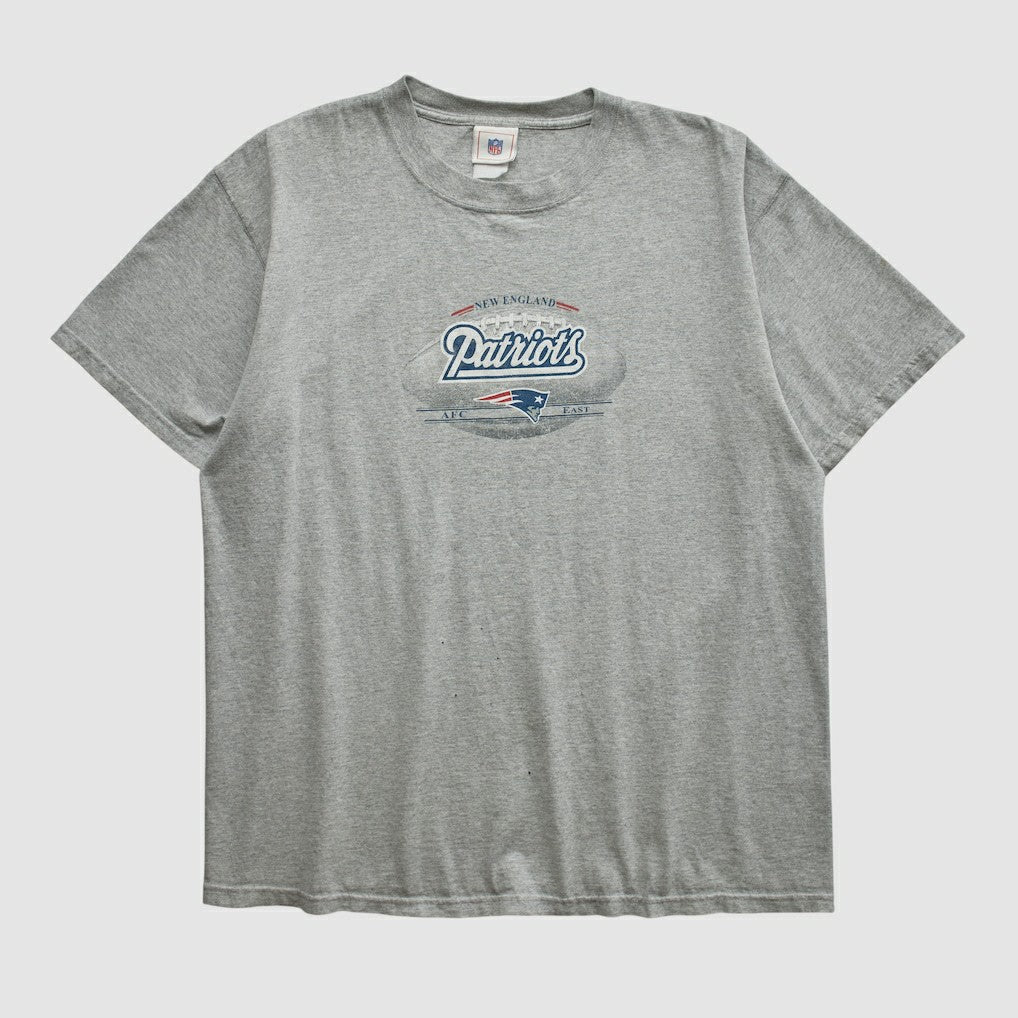 Fanatics New England Patriots NFL 2000s T-shirt Heather Gray Vintage