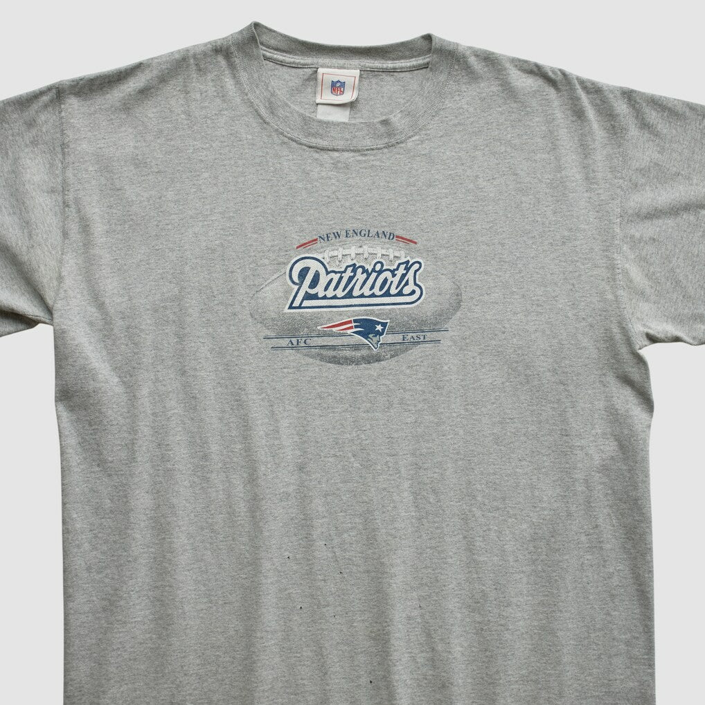 Fanatics New England Patriots NFL 2000s T-shirt Heather Gray Vintage