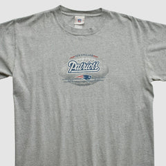 Fanatics New England Patriots NFL 2000s T-shirt Heather Gray Vintage