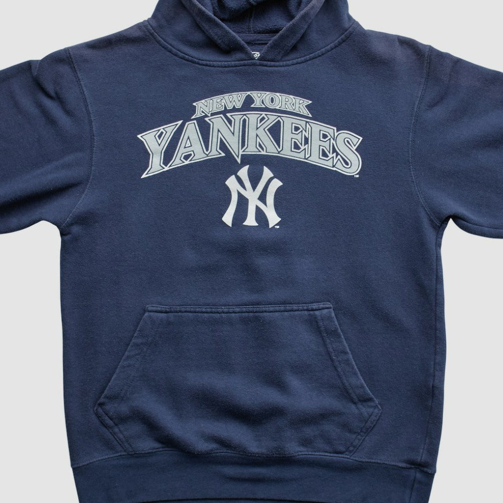 New York Yankees Stitches 2010s Hooded Pullover Sweatshirt - Navy - XXVintage - Fanatics Lifestyle