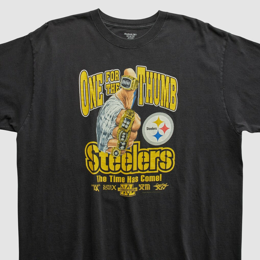 Fanatics Pittsburgh Steelers Reebok 2006 T-shirt Black Vintage