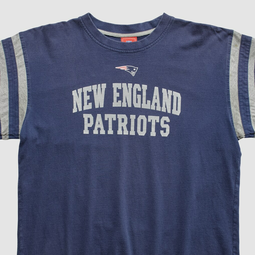 Fanatics New England Patriots NFL 2000s Long Sleeve T-shirt Navy Vintage