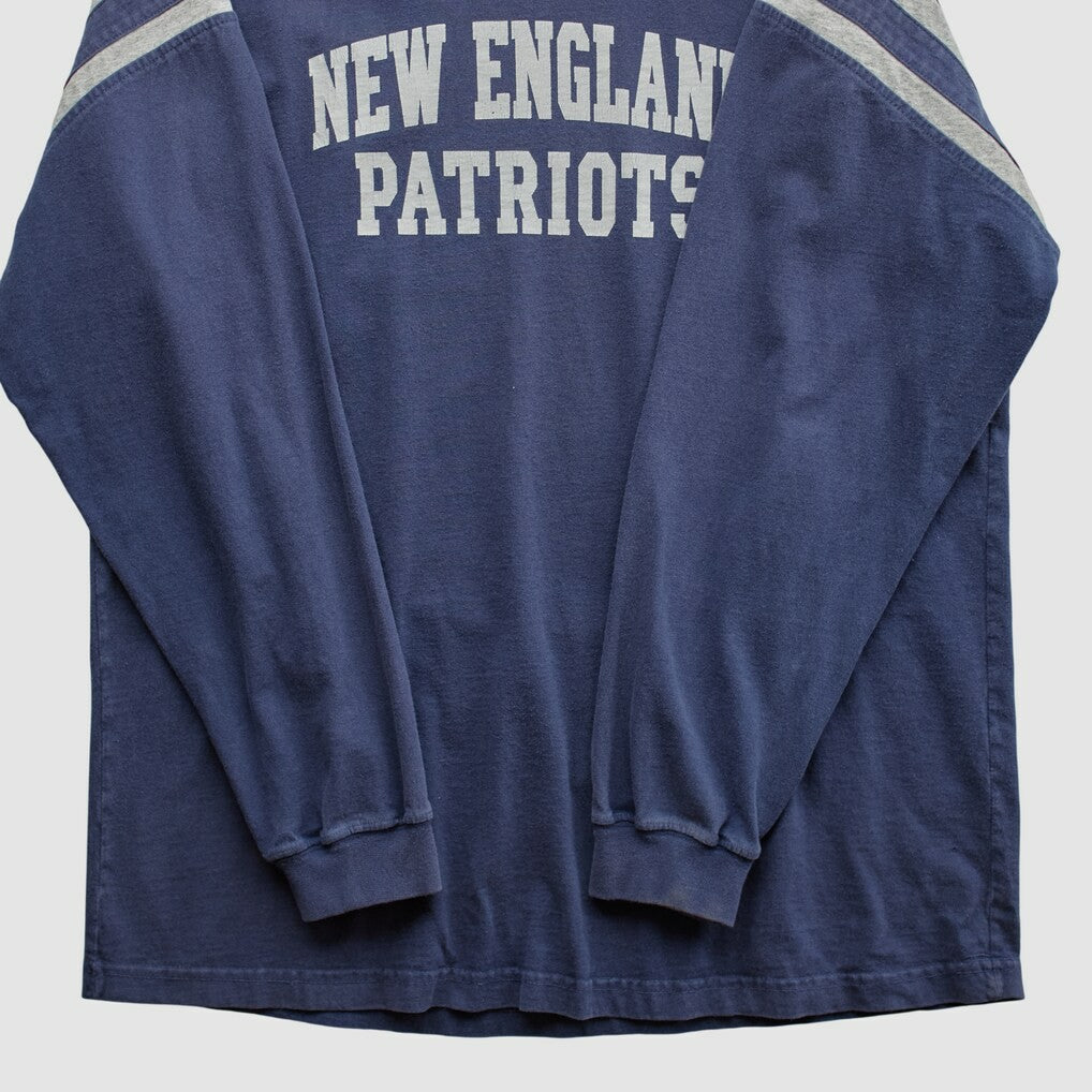 Fanatics New England Patriots NFL 2000s Long Sleeve T-shirt Navy Vintage