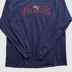 Fanatics New England Patriots NFL 2000s Long Sleeve T-shirt Navy Vintage
