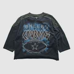 Fanatics Dallas Cowboys Front Row 1995 T-shirt Black Vintage