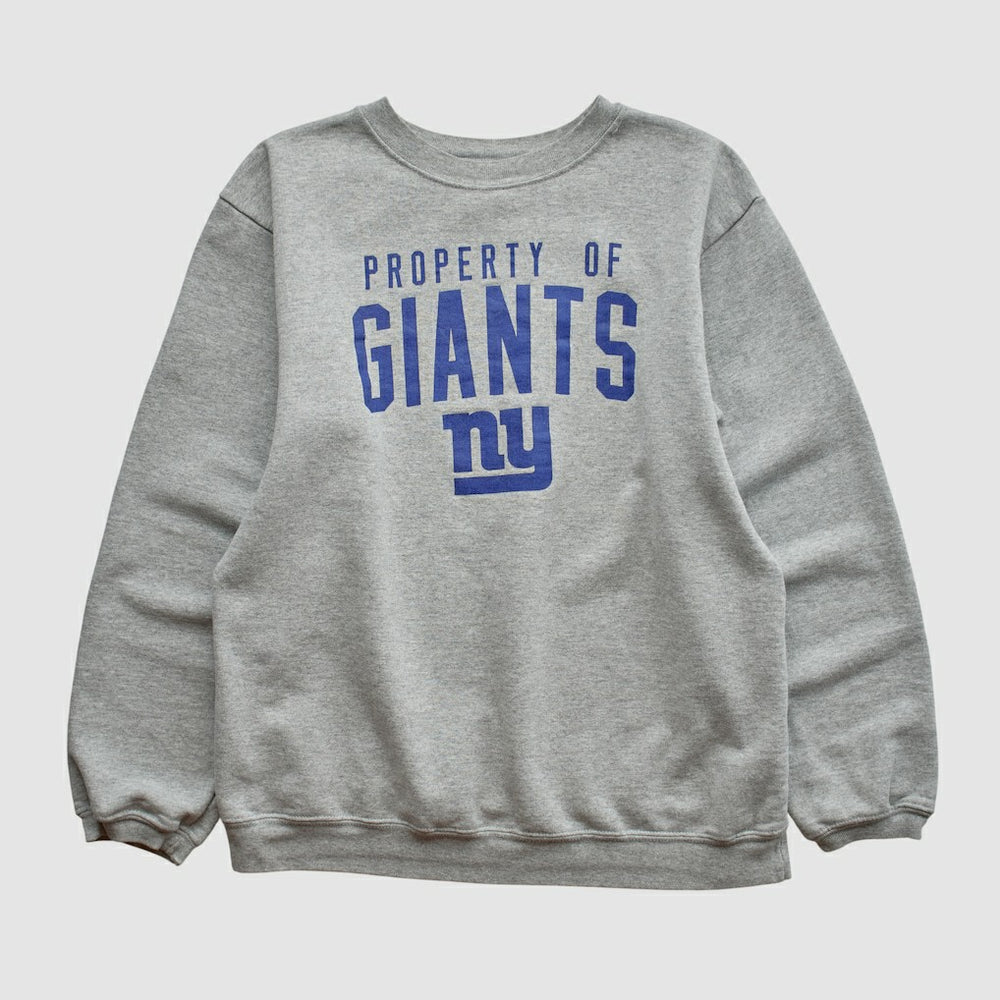 Fanatics New York Giants Reebok 2000s Pullover Sweatshirt Heather Gray Vintage