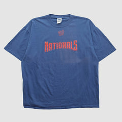 Washington Nationals Lee Apparel 2000s T-shirt - Navy - 3XVintage - Fanatics Sale