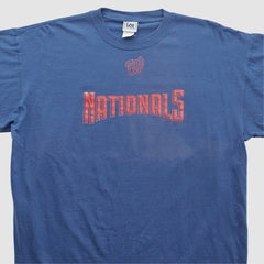 Washington Nationals Lee Apparel 2000s T-shirt - Navy - 3XVintage - Fanatics Sale