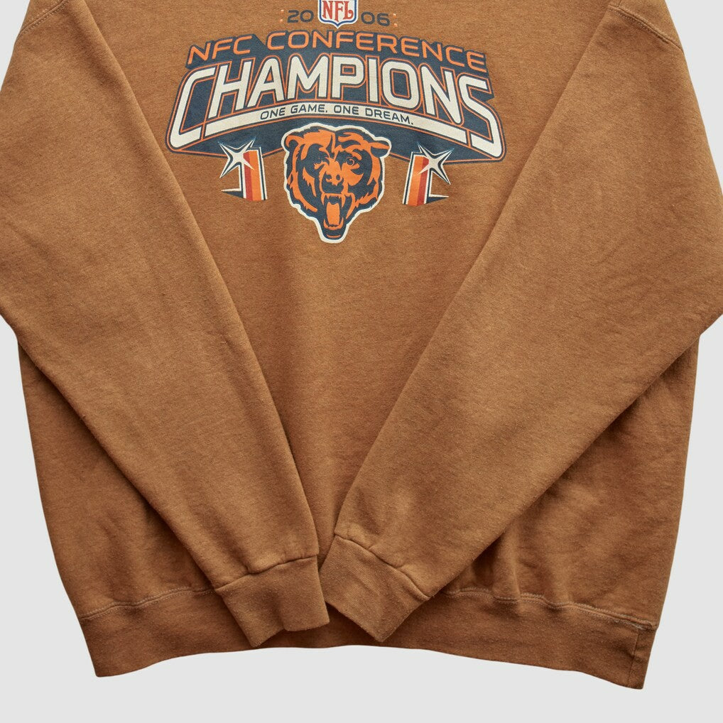 Fanatics Chicago Bears NFL 2006 Pullover Sweatshirt Clay Vintage