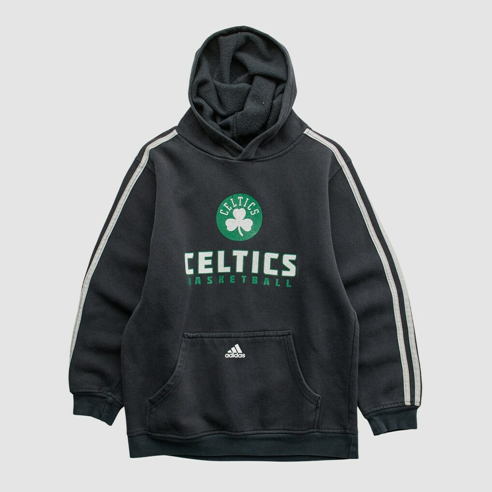 Boston Celtics 2010s Hooded Pullover Sweatshirt Black Vintage | Adidas online