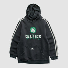 Boston Celtics 2010s Hooded Pullover Sweatshirt Black Vintage | Adidas online