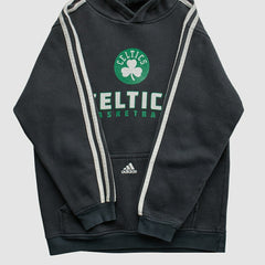 Boston Celtics 2010s Hooded Pullover Sweatshirt Black Vintage | Adidas online