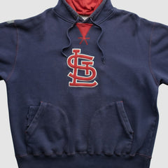 St. Louis Cardinals Majestic 2000s Hooded Pullover Sweatshirt - Navy - XVintage - Fanatics Online