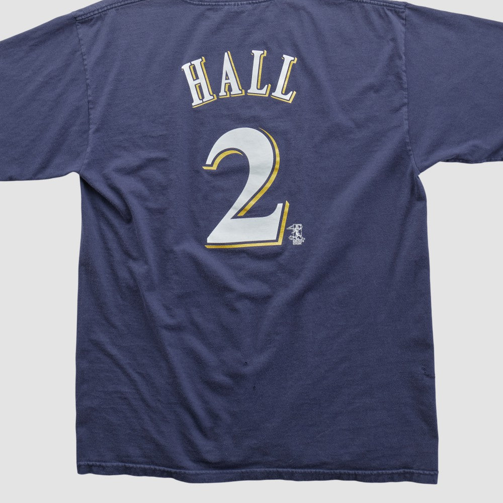 Milwaukee Brewers Majestic 2000s T-shirt - Navy - Vintage - Fanatics on Sale