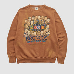 Fanatics Denver Broncos Delta 1998 Pullover Sweatshirt Clay Vintage