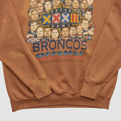 Fanatics Denver Broncos Delta 1998 Pullover Sweatshirt Clay Vintage