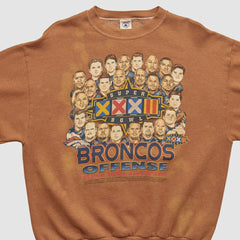 Fanatics Denver Broncos Delta 1998 Pullover Sweatshirt Clay Vintage