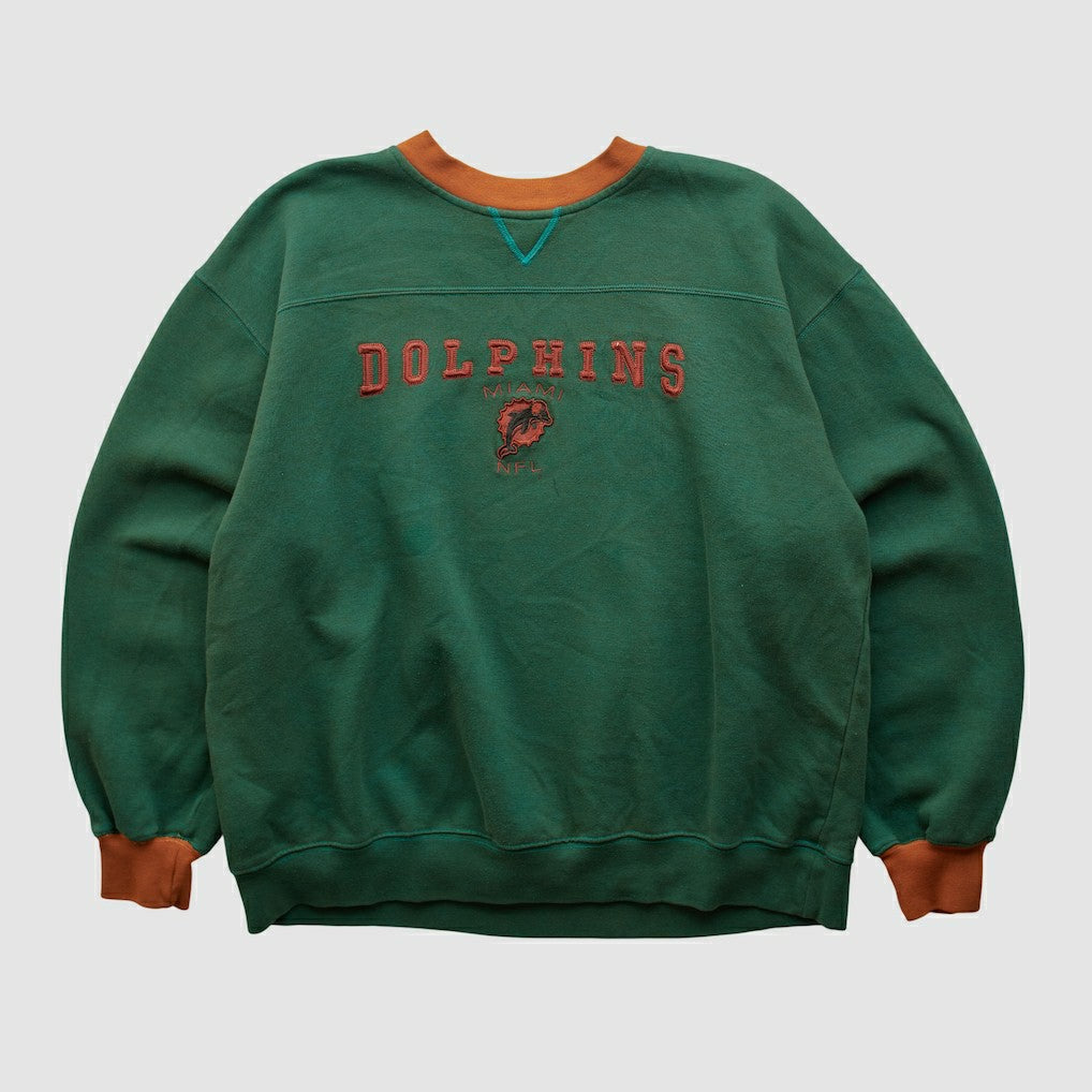 Fanatics Miami Dolphins NFL 2000s Pullover Sweatshirt Teal Vintage
