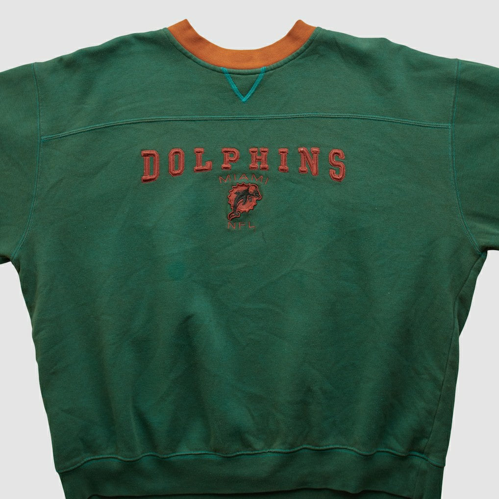 Fanatics Miami Dolphins NFL 2000s Pullover Sweatshirt Teal Vintage