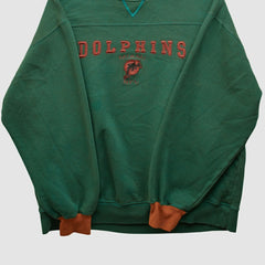 Fanatics Miami Dolphins NFL 2000s Pullover Sweatshirt Teal Vintage
