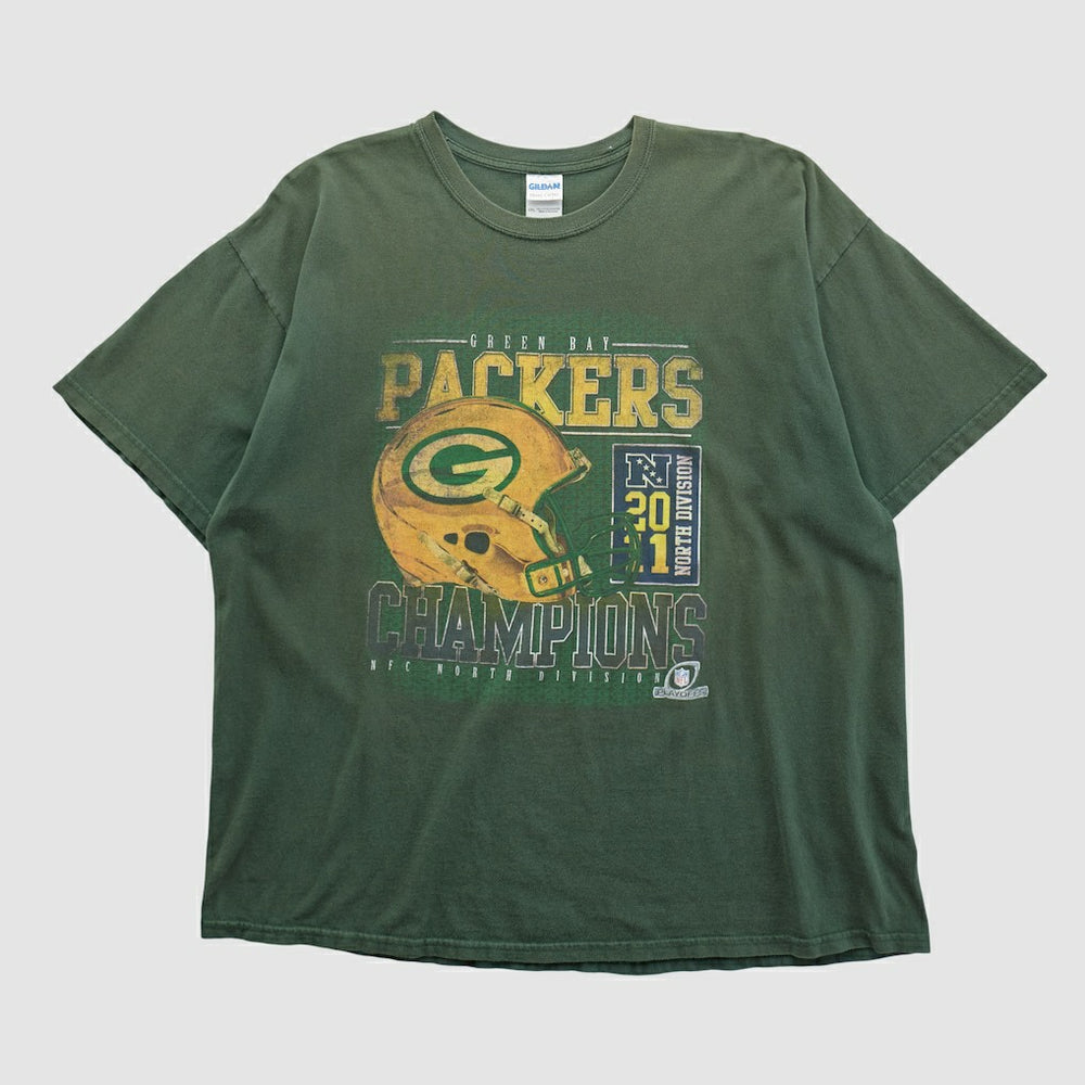 Fanatics Green Bay Packers Gildan 2011 T-shirt Green Vintage