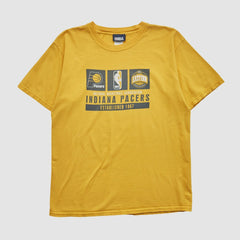 Indiana Pacers NBA 2000s T-shirt Yellow Vintage | Vintage for sale