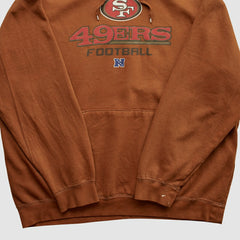 Fanatics San Francisco 49ers NFL 2010s Hooded Pullover Sweatshirt Clay Vintage