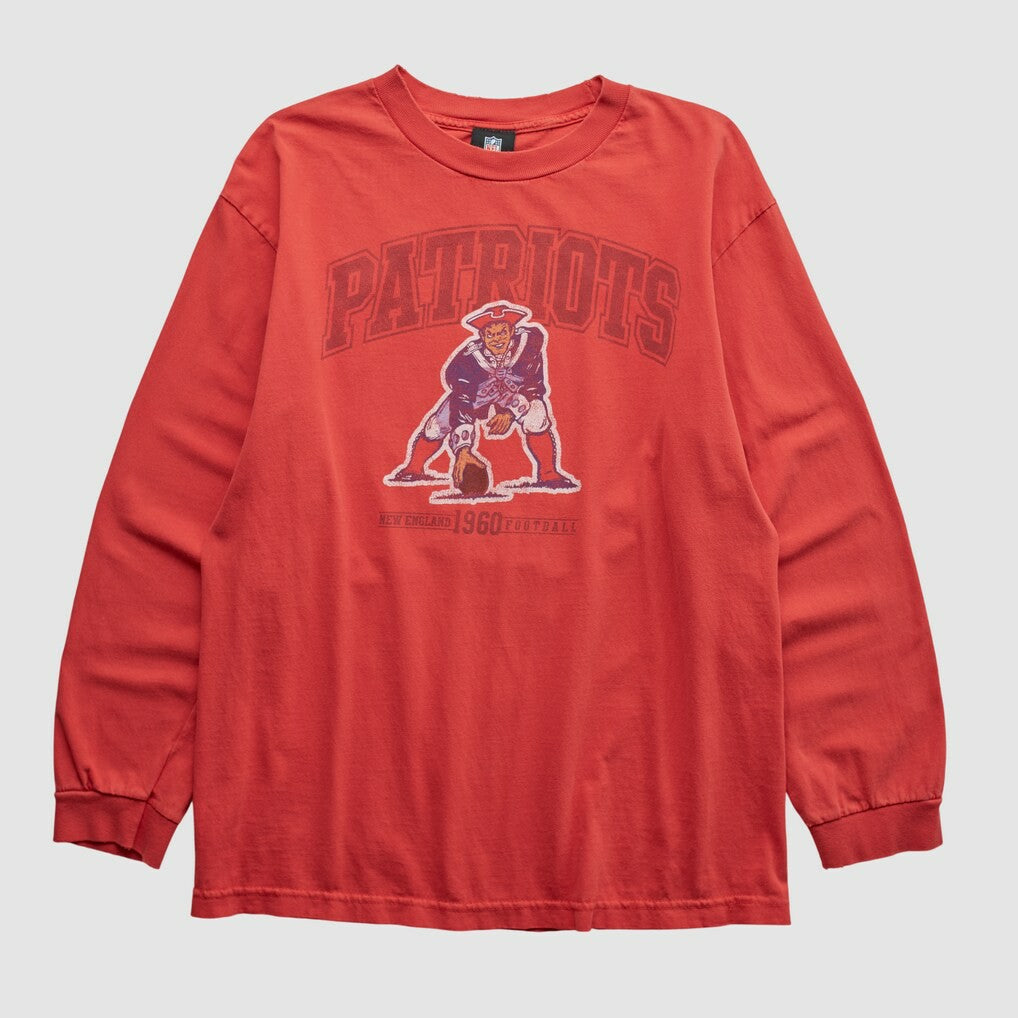 Fanatics New England Patriots NFL 2010s Long Sleeve T-shirt Red Vintage