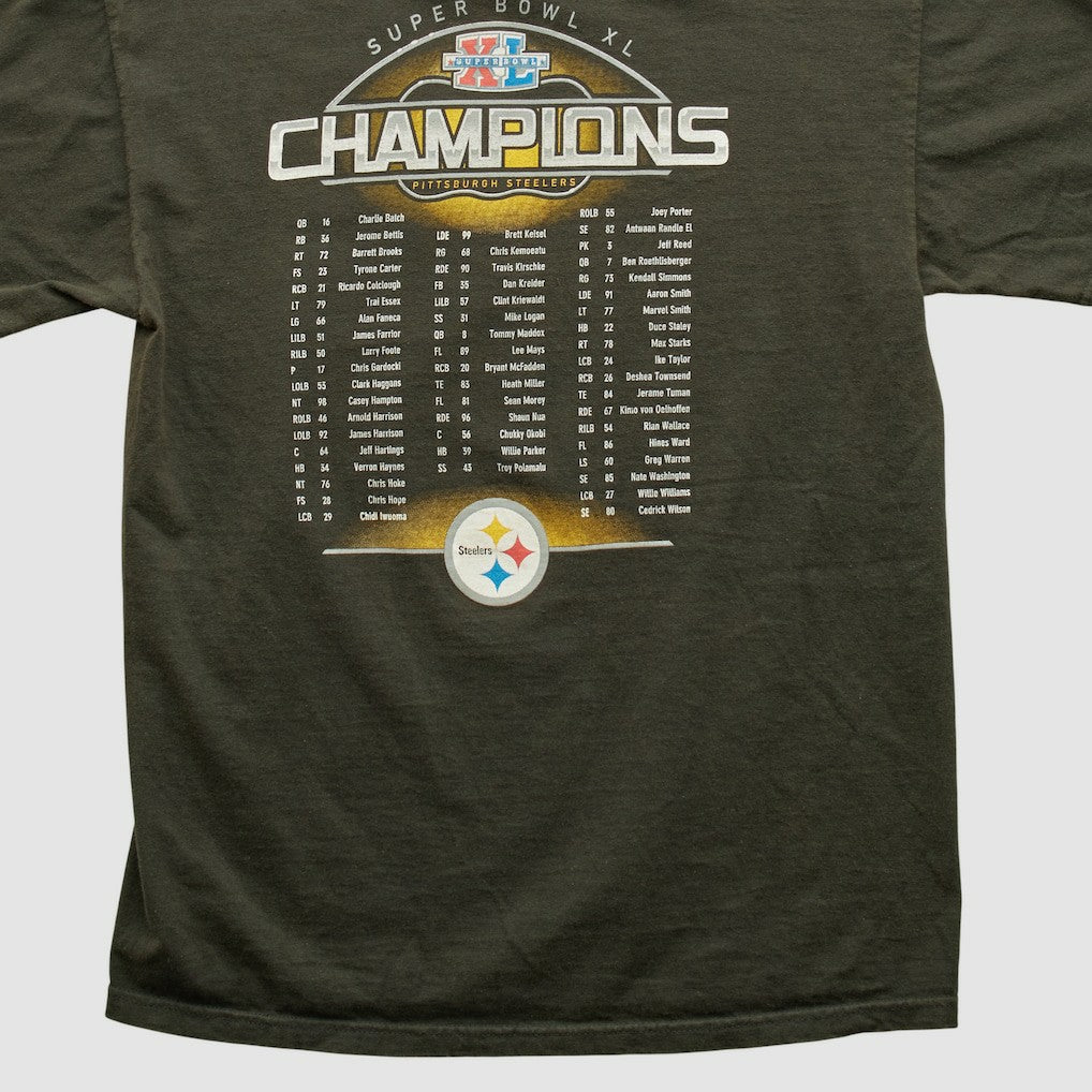 Fanatics Pittsburgh Steelers Reebok 2006 T-shirt Charcoal Vintage